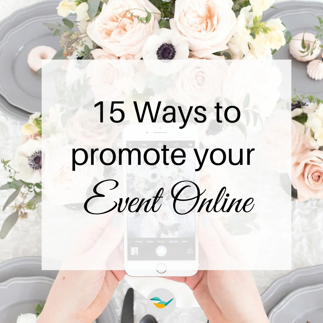 15 Ways to promote your event online