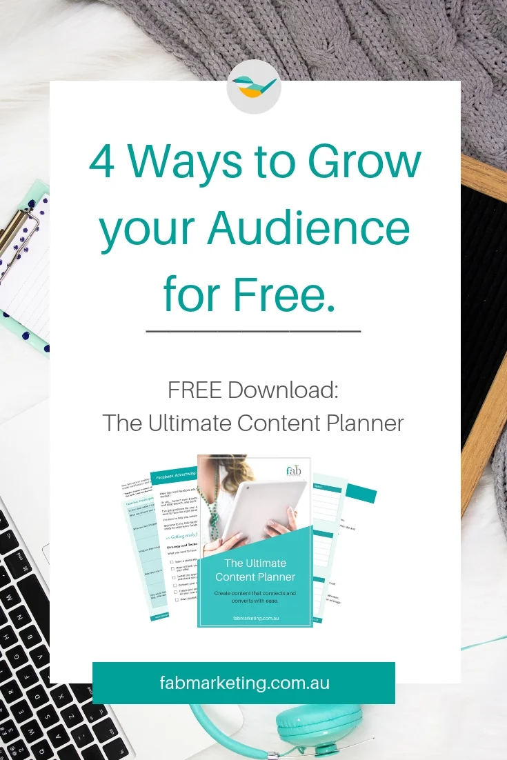 4 Ways to Grow your Audience for Free.jpg