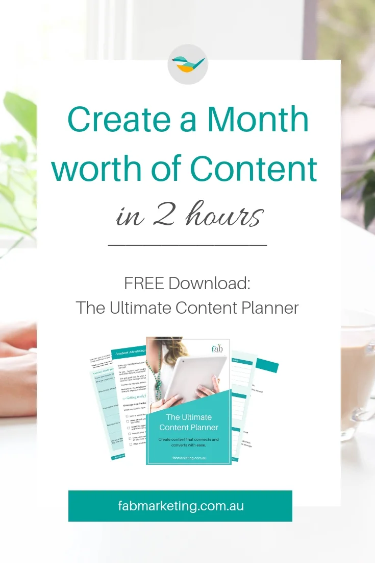 How to create a month-worth of Content in 2 hours