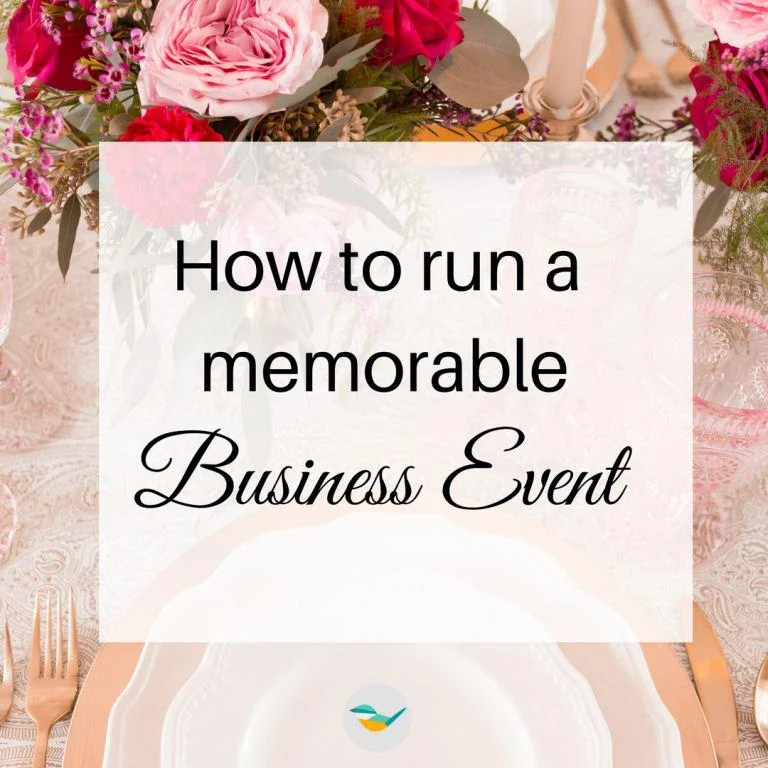 How to run a memorable business event
